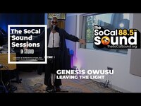 Thumbnail for the Genesis Owusu - Leaving The Light (LIVE from 88.5FM The SoCal Sound) link, provided by host site