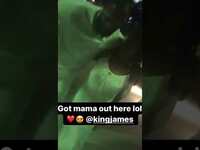 Thumbnail for the Culture Jam - LeBron James and his mom dancing in the club on the Fourth of July￼ link, provided by host site