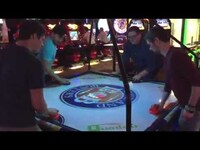 Thumbnail for the Markiplier - Let's Play 4-Way Air Hockey IN REAL LIFE!! link, provided by host site