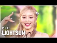 Thumbnail for the LIGHTSUM - 라잇썸(LIGHTSUM) - POSE! l Show Champion l EP.530 l link, provided by host site