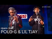 Thumbnail for the Polo G - & Lil Tjay "Pop Out" (Live Performance) | Open Mic link, provided by host site