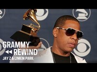 Thumbnail for the Jay-Z - & Linkin Park Win Best Rap/Sung Collaboration For "Numb/Encore" | GRAMMY Rewind link, provided by host site