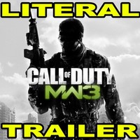 Thumbnail for the Toby Turner - Literal Modern Warfare 3 Trailer link, provided by host site