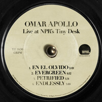 Thumbnail for the Omar Apollo - Live at NPR's Tiny Desk link, provided by host site
