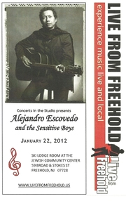 Thumbnail for the Alejandro Escovedo - Live From Freehold link, provided by host site