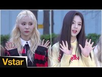 Thumbnail for the LOONA - ‘이 미모 실화냐’ 이달의소녀(LOONA) 뮤직뱅크 출근길 link, provided by host site