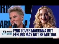 Thumbnail for the P!nk - Loves Madonna but Feeling Might Not Be Mutual link, provided by host site