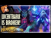 Thumbnail for the Kripp - 🌳 LUCENTBARK 🌳 IS BROKEN! - Rise of Shadows Hearthstone link, provided by host site