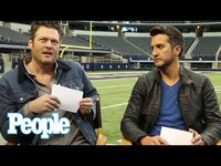 Thumbnail for the Blake Shelton - & Luke Bryan Play 'Would You Rather?' | PEOPLE Country | People link, provided by host site