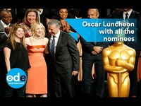 Thumbnail for the Oscar - Nominees assemble for 2018 class photo link, provided by host site