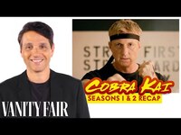 Thumbnail for the Ralph - Macchio Recaps 'Cobra Kai' in 20 Minutes | Vanity Fair link, provided by host site