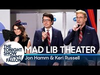 Thumbnail for the Madlib - Mad Lib Theater with Jon Hamm and Keri Russell link, provided by host site