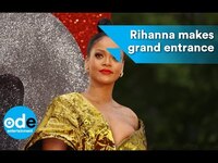 Thumbnail for the Rihanna - Makes grand entrance at Ocean's 8 premiere link, provided by host site