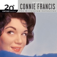 Image of Connie Francis linking to their artist page due to link from them being at the top of the main table on this page