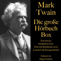 Thumbnail for the Jürgen Fritsche - Mark Twain: Die große Hörbuch Box (Tom Sawyer, Huckleberry Finn, Prinz und Bettelknabe sowie 50 humorvolle Kurzgeschichten) link, provided by host site
