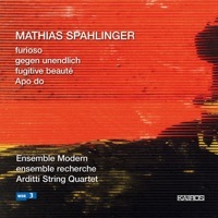 Thumbnail for the Ensemble Modern - Mathias Spahlinger: Furioso, Gegen unendlich & Apo do link, provided by host site