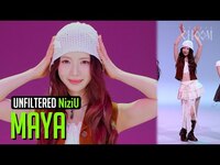 Thumbnail for the NiziU - [UNFILTERED CAM] MAYA(마야) 'LOVE LINE (운명선)' 4K | STUDIO CHOOM ORIGINAL link, provided by host site