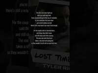 Thumbnail for the Tyler Rich - Meaning behind "Lost Time" link, provided by host site
