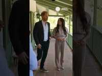 Thumbnail for the Prince Harry - Meghan Markle meet with parents of kids affected by online bullying #shorts link, provided by host site