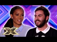 Thumbnail for the Andrea Faustini - Mel B's BIGGEST FAN! | The X Factor Auditions link, provided by host site