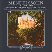 Thumbnail for the Felix Mendelssohn - Mendelssohn: A Midsummer Night's Dream Overture & Symphony No. 3 in A Minor "Scottish" link, provided by host site