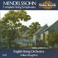 Thumbnail for the William Boughton - Mendelssohn: Complete String Symphonies Vol. 1 link, provided by host site