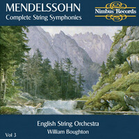 Thumbnail for the Felix Mendelssohn - Mendelssohn: Complete String Symphonies, Vol. 3 link, provided by host site