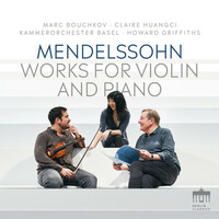 Thumbnail for the Felix Mendelssohn - Mendelssohn: Works for Violin and Piano link, provided by host site