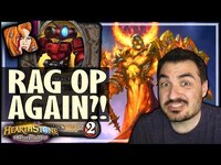 Thumbnail for the Kripp - MIDRANGE META? RAG BROKE AGAIN! - Hearthstone Battlegrounds link, provided by host site