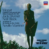 Thumbnail for the Jack Brymer - Mozart: Clarinet Concerto & Oboe Concerto link, provided by host site