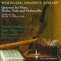 Thumbnail for the Sabine Dreier - Mozart: Quartets for Flute, Violin and Viola link, provided by host site
