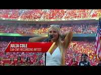 Thumbnail for the Julia Cole - National Anthem (Arrowhead Stadium) link, provided by host site
