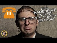 Thumbnail for the Tim Heidecker - Neil Hamburger Wishes Tim a Happy Birthday (Best of Office Hours) link, provided by host site