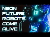 Thumbnail for the Steve Aoki - Neon Future Robots Come Alive - Live at the Shrine link, provided by host site