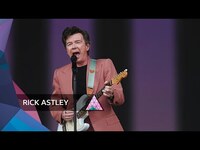 Thumbnail for the Rick Astley - Never Gonna Give You Up (Glastonbury 2023) link, provided by host site