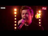 Thumbnail for the Rick Astley - Never Gonna Give You Up (Live On The One Show) link, provided by host site