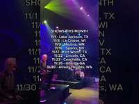 Thumbnail for the Little River Band - New month, new music, new shows! November is gonna be good. #ontour link, provided by host site