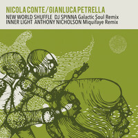 Thumbnail for the Nicola Conte - New World Shuffle / Inner Light - Remixes link, provided by host site