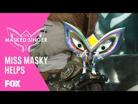 Thumbnail for the The Masked Singer - Nick Cannon Talks To Miss Masky | Season 6 Ep. 13 link, provided by host site