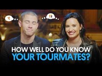 Thumbnail for the Demi Lovato - & Nick Jonas Play 'How Well Do You Know Your Tourmate?' | Billboard link, provided by host site