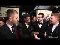 Thumbnail for the Disclosure - Nile Rodgers, & Jimmy Napes: The 2015 GRAMMYs Red Carpet link, provided by host site