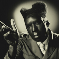 Image of Tyler, The Creator linking to their artist page due to link from them being at the top of the main table on this page