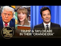 Thumbnail for the Taylor Swift - Officially Enters Her "Orange Era," Trump Confidently Brags About Putin Deal link, provided by host site