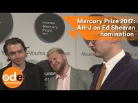 Thumbnail for the alt-J - Mercury Prize 2017: on Ed Sheeran nomination link, provided by host site