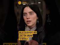 Thumbnail for the Billie Eilish - On her love for singing #shorts link, provided by host site