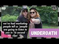 Thumbnail for the Underoath - On MEAN Comments, Becoming Men, Sneaking Records Emergency Surgery | All Your Friends 2025 link, provided by host site