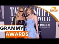 Thumbnail for the Taylor Swift - Or Beyoncé? Who will win Album of the Year? | Sunrise link, provided by host site