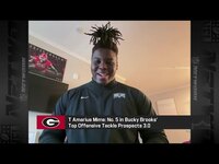 Thumbnail for the Georgia - OT prospect Amarius Mims joins 'NFL Total Access' six days before 2024 draft link, provided by host site