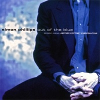 Thumbnail for the Simon Phillips - Out of the Blue link, provided by host site