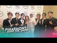 Thumbnail for the P1Harmony - P1 Harmony Teaches Ana and Part-Time Justin Korean - Jingle Ball 2023 link, provided by host site